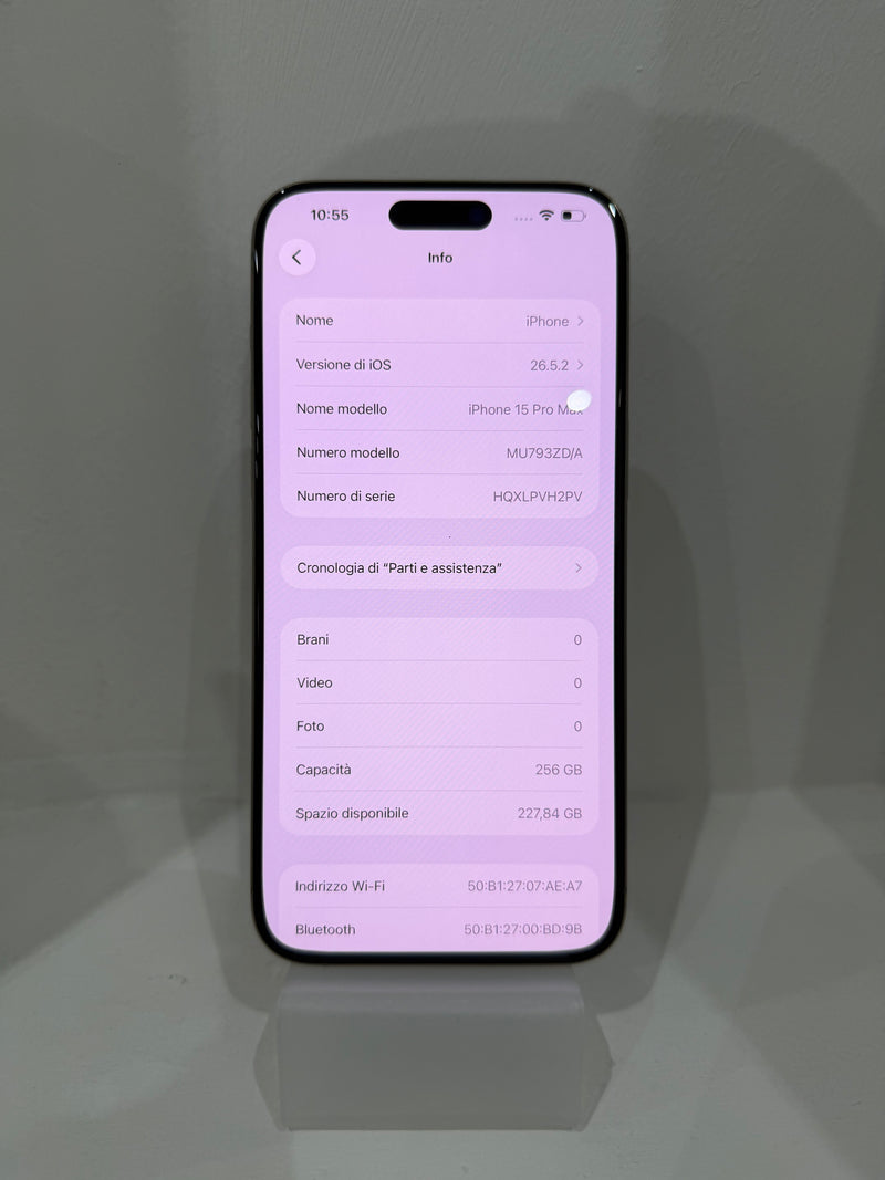 Apple iPhone 15 Pro Max 256GB Titanio Naturale Grado A | Garanzia 12 Mesi-5