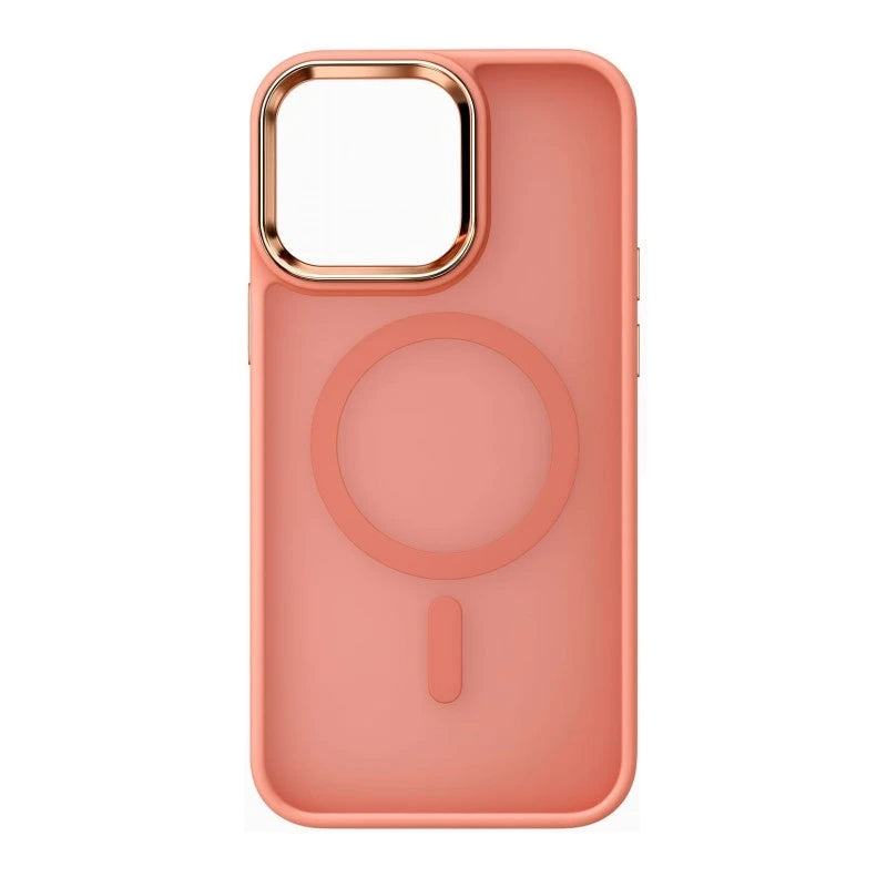 COVER MAGSAFE APPLE IPHONE 13 RETRO RIGIDO PINK-1