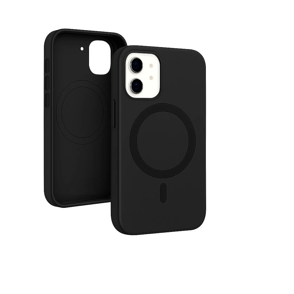 COVER MAGSAFE NERO APPLE IPHONE 12 PRO MAX-1
